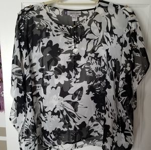 Sheer blouse